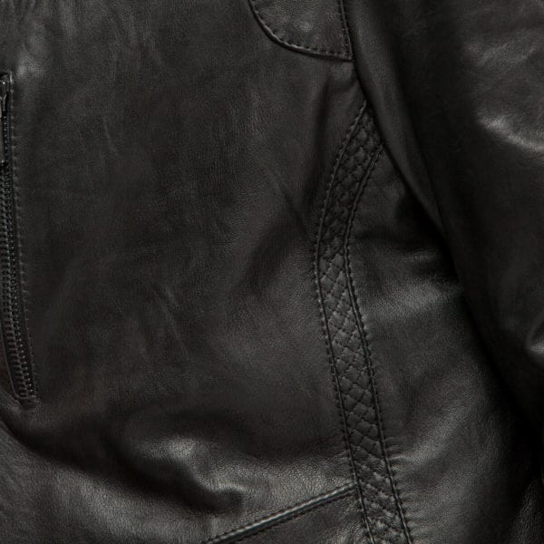 Macrigi Marketplace – Men jacket - leather & carbon