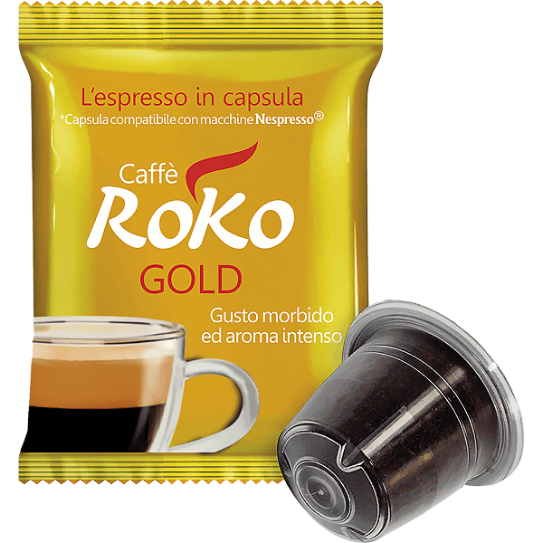 Gold capsules nespresso