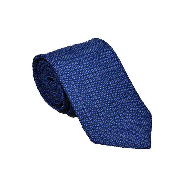 Royal blue sartorial tie in pure silk