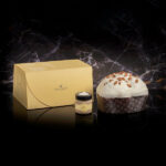 Panettone with almond and white chocolate