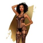 FANCY ME MESH BODY WITH GARTER