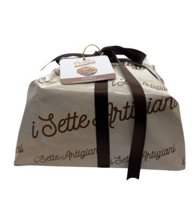 Panettone with pure dark chocolate from 750gr. gift box