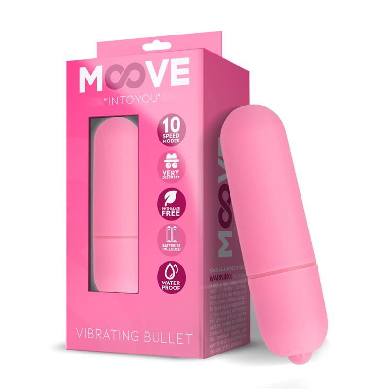 MOOVE VIBRATING BULLET 10 FUNCTIONS Pink