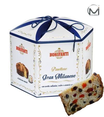 Panettone Milanese Basso 1kg Art