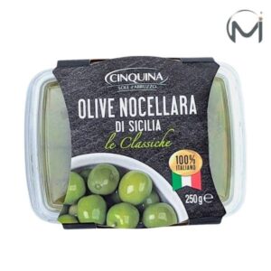 Classic Sicilian Nocellara Green Olives 250g