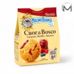CUOR DI BOSCO MULINO BIANCO 300g Fragrant Italian shortbread biscuits filled with berries and black cherry for sweet moments.